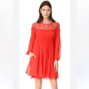 The Kooples pleated mini dress